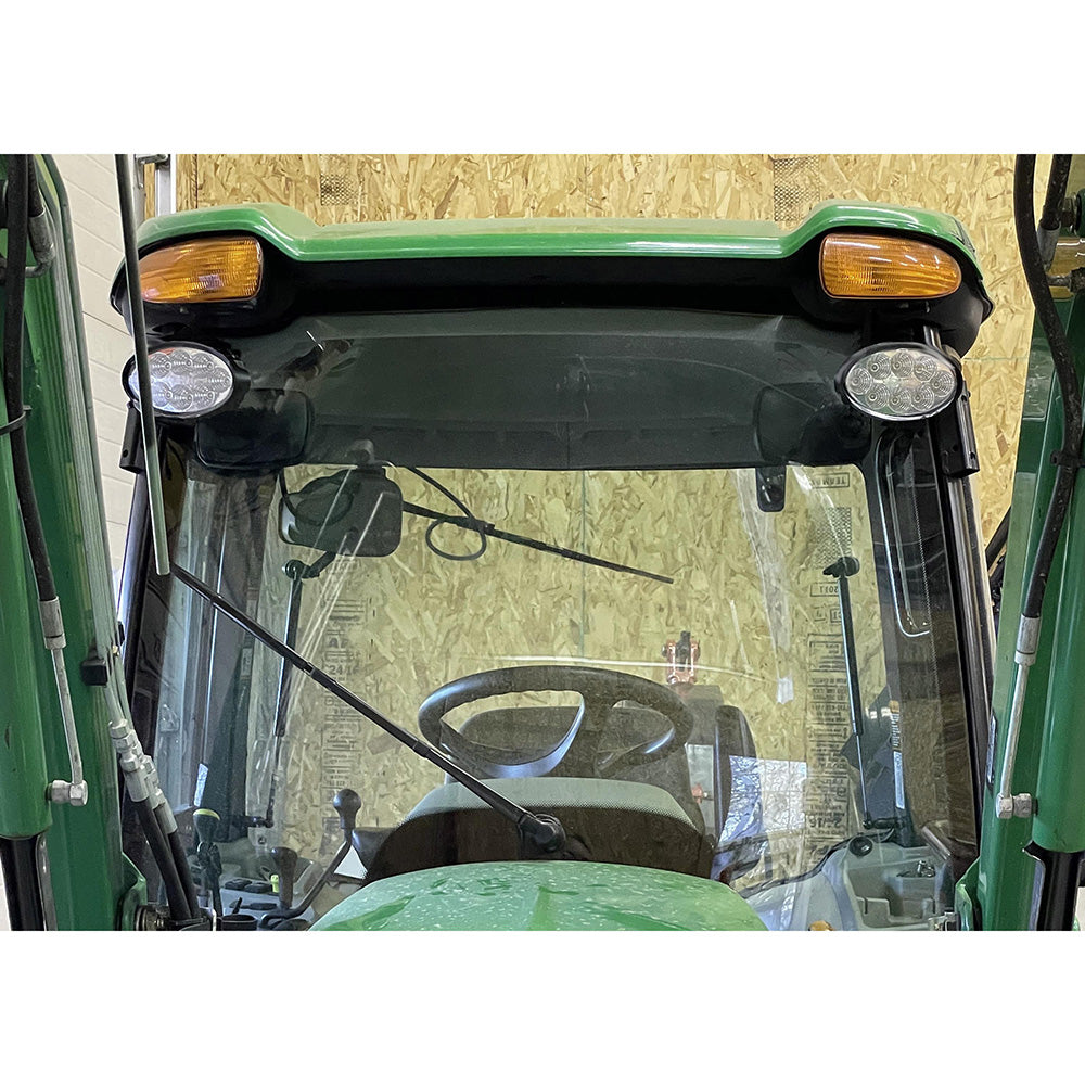 Cab Corner LED Amber Warning Light Kit Fits John Deere Replaces AL151873