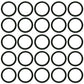 R26375 25 Hydraulic O-Rings Fits John Deere 9400 9410 9450 9500 9510 9550 9560