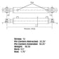 HCW-3512 2500 & 3000 PSI Double Acting Cylinder Rod: 1-3/4" Bore: 3.5"