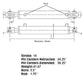HCW-3514 2500 & 3000 PSI Double Acting Cylinder Rod: 1-3/4" Bore: 3.5"