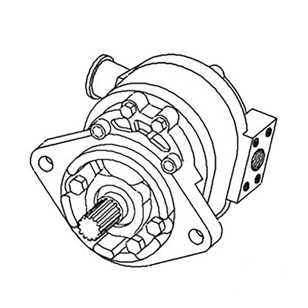 E7NN600CA 85700189 D8NN600AA Hydraulic Pump Fits Ford New Holland 445 340 4
