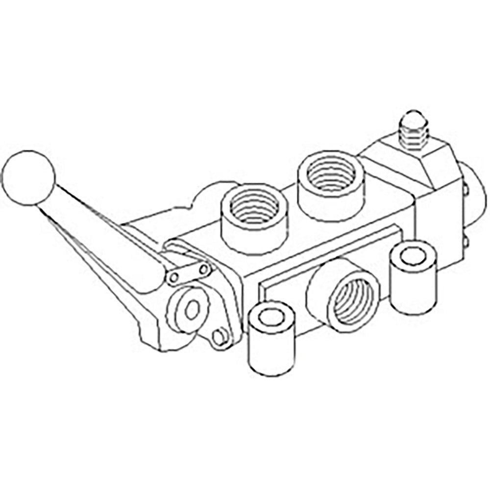 SCD2E Wood Splitter Single Spool 4-Way Hydraulic Valve