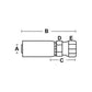 FJX-08-10 Universal Pack of 10 Fem. JIC 37° Swivel Straight Crimp Couplings