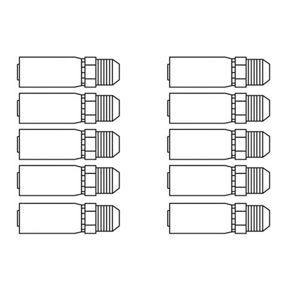 MJ-06-08 New 10 Pack of Universal Straight Hydraulic Crimp Fittings