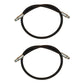 (2) New 1/4" x 38" High Pressure Hydraulic Hoses for Western Plows 55020 4424