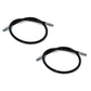 (2) New 1/4" x 38" High Pressure Hydraulic Hoses for Western Plows 55020 4424