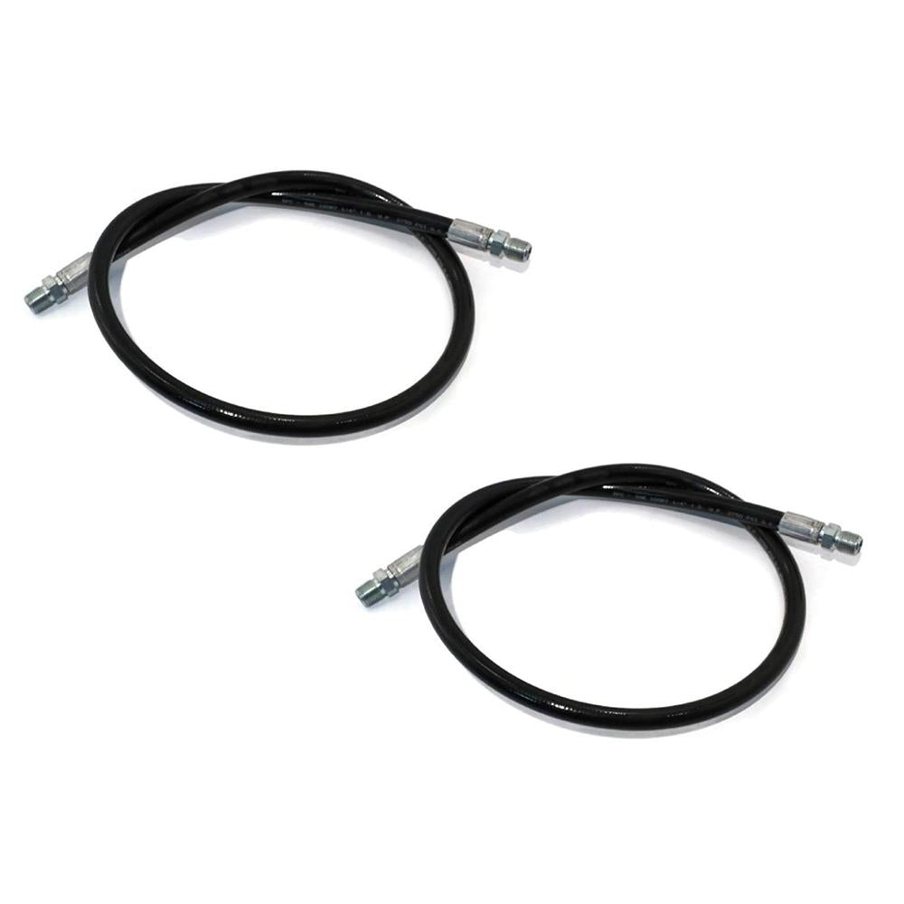 (2) New 1/4" x 38" High Pressure Hydraulic Hoses for Western Plows 55020 4424