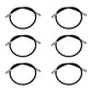 (Pack of 6) High Pressure Hydraulic Hoses Fits Western UniMount Standard