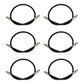 Qty 6: High-Pressure Hydraulic Hoses Fits Western Replaces 1304225