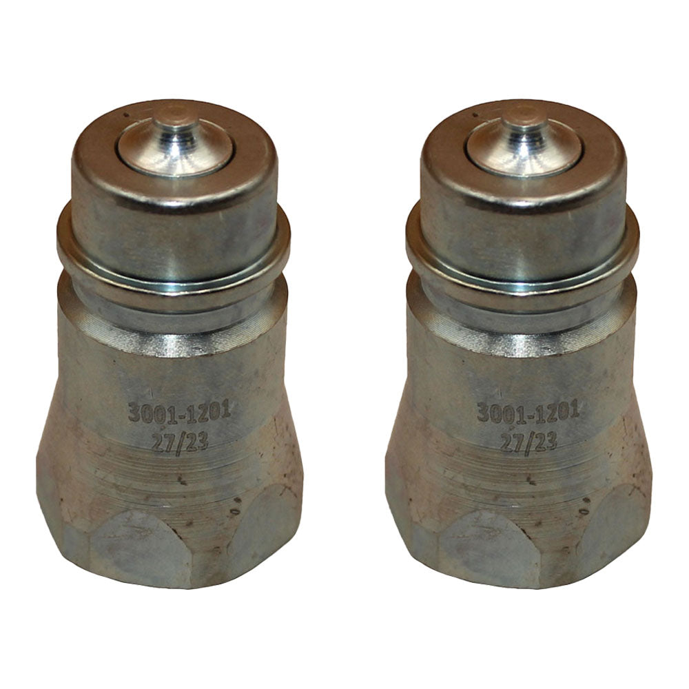 2 of Pioneer Hydraulic Male Tip 1/2" Body x 1/2" Female NPT x Poppet Type Nipple