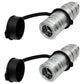 Qty 2: Female Coupler
 Fits Massey Ferguson Replaces 1696241M91