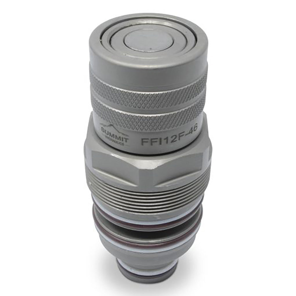 4ffi-12 Female Flat Face Coupler Fits Bobcat