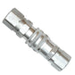 Hydraulic Quick Coupler Flat Face | 1/2" x 1/2" NPT | Complete Set