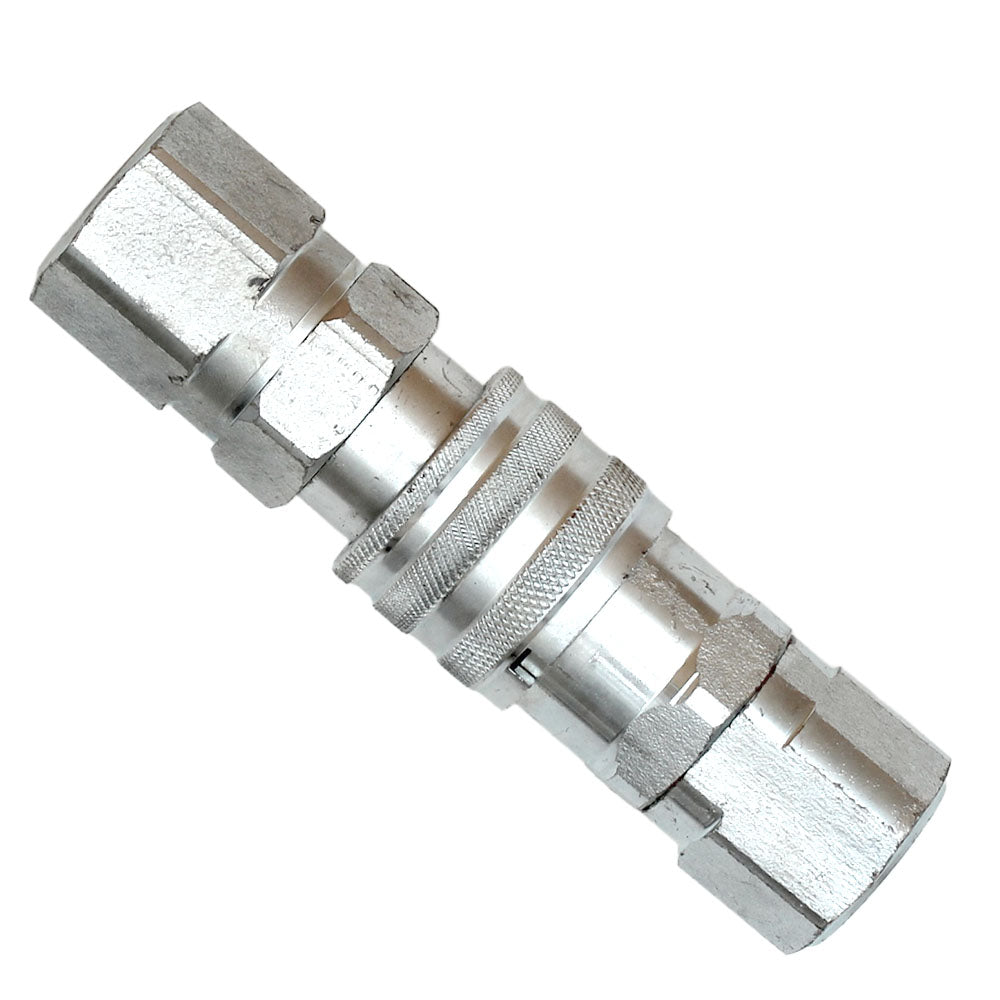 Hydraulic Quick Coupler Flat Face | 1/2" x 1/2" NPT | Complete Set