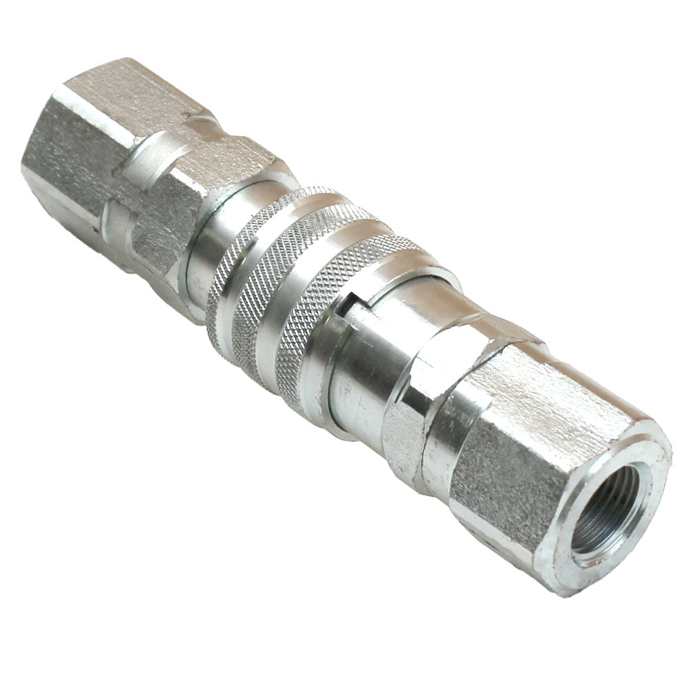1/2 NPT Flat Face Hydraulic Quick Connect Coupler Coupling Set Skid Steer Fits