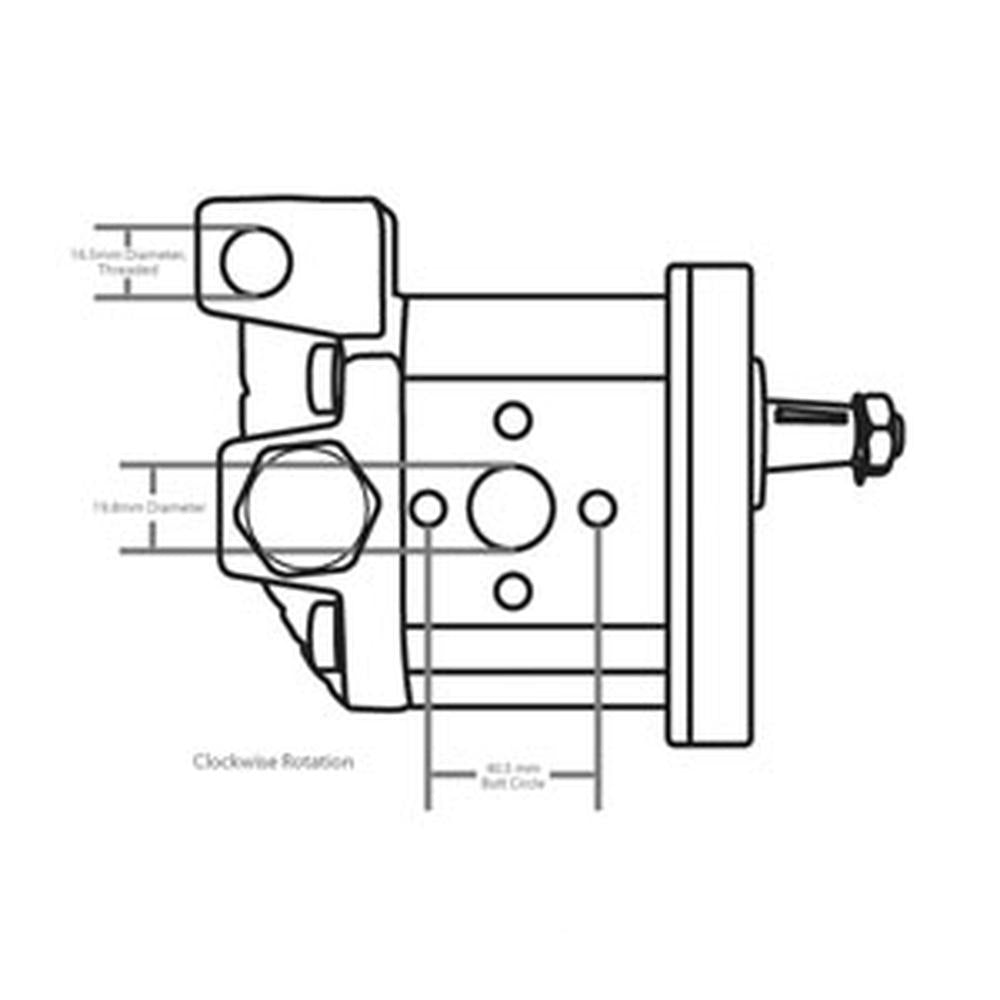 5180273 Power Steering Pump for Fiat Tractors 65-90, 72-93+