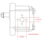 Hydraulic Pump Fits Massey Ferguson Replaces 1825212M91-HYDPUMP