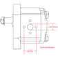 Hydraulic Pump Fits Long Replaces TX11830-CLOCKWISE