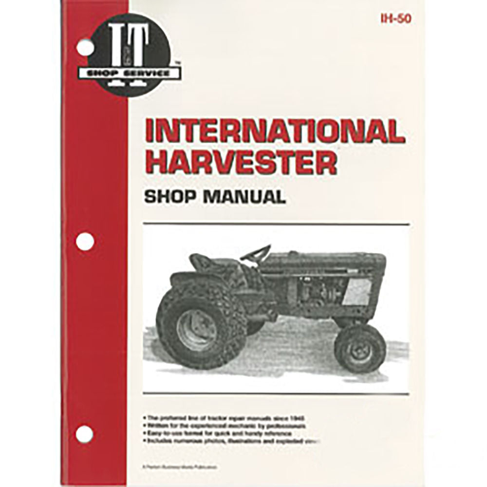 IH50 New Shop Manual Fits Case-IH Harvester Tractor Models Fits Cub Fits Cub Lo-Boy +