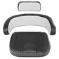 Seat Cushion Set Vinyl White/Black Fits International 706 1466 766 1066 966