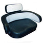 Seat Cushion Set Vinyl White/Black Fits International 706 1466 766 1066 966
