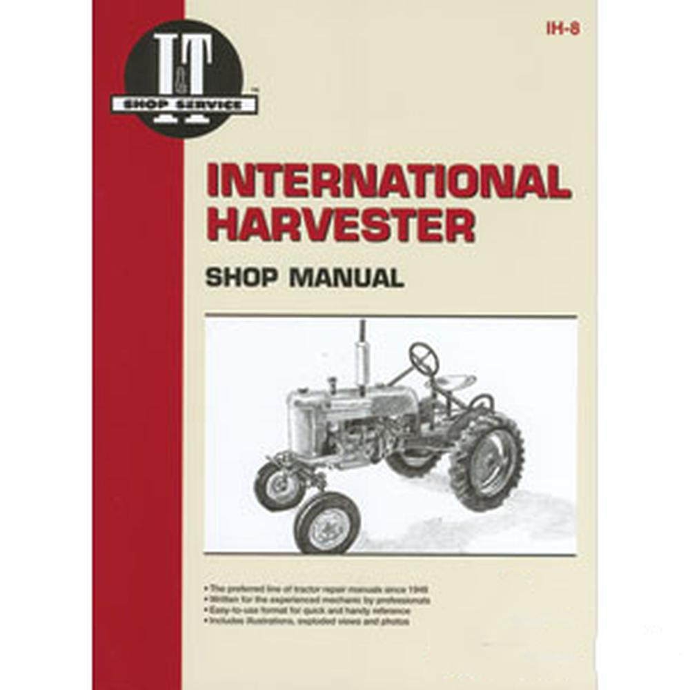 IH8 New Shop Manual Fits Case-IH Tractor Models A B C H M MD Fits Cub W6TA +
