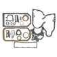 IHS3780 Crankcase Gasket Set, Gas Fits International