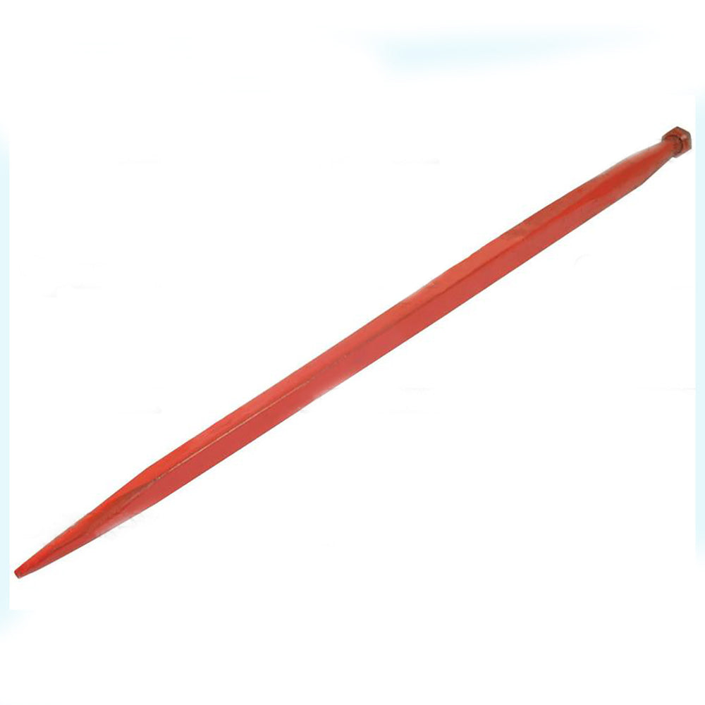 Straight 1100mm SHW Hay Bale Spear w Nut for Valpadana Kverneland Models