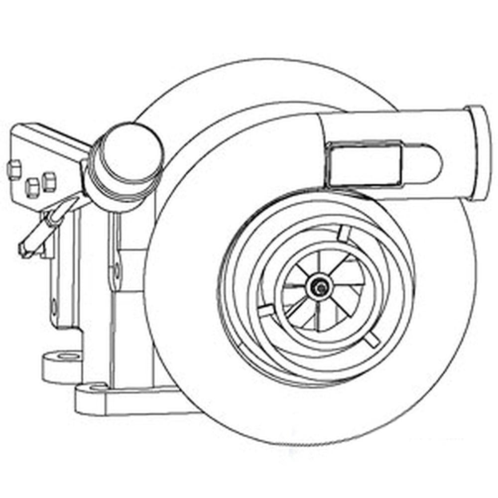 Turbocharger Fits Agco Replaces 3535617