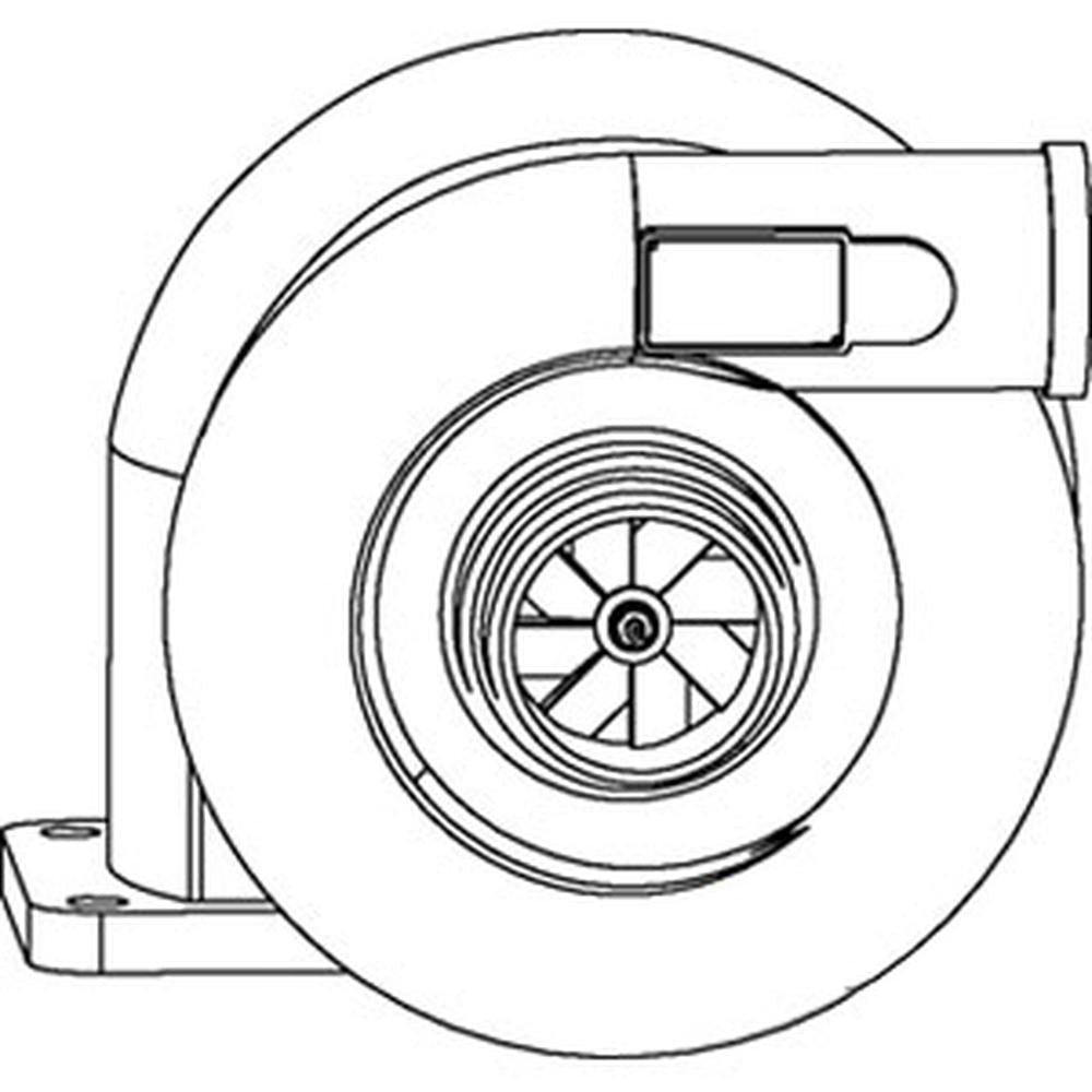 Turbocharger Fits Case/International Harvester Replaces 3522778