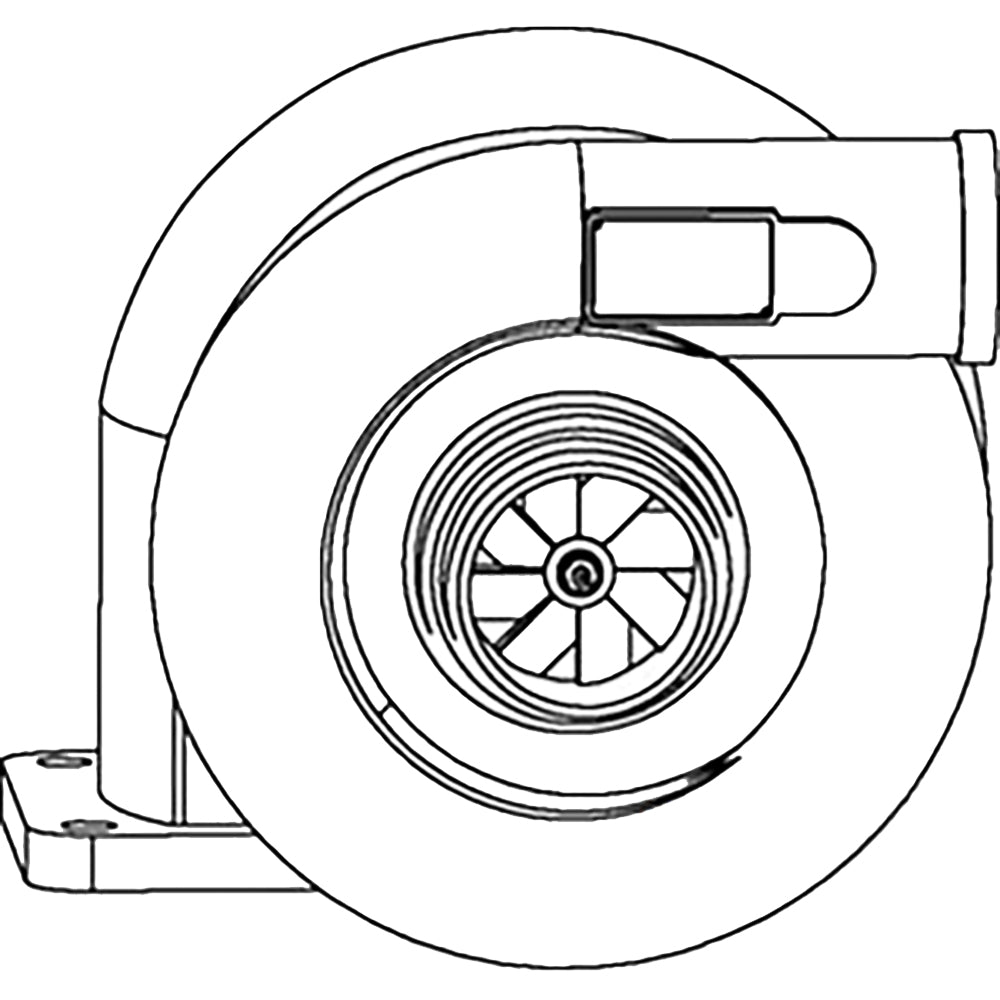 Turbocharger Fits Case/International Harvester Replaces 3522778