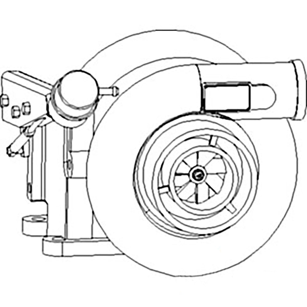 WN-J802824-PEX Turbo Charger Fits International/CaseIH 7220 7230 7240 8910 8920