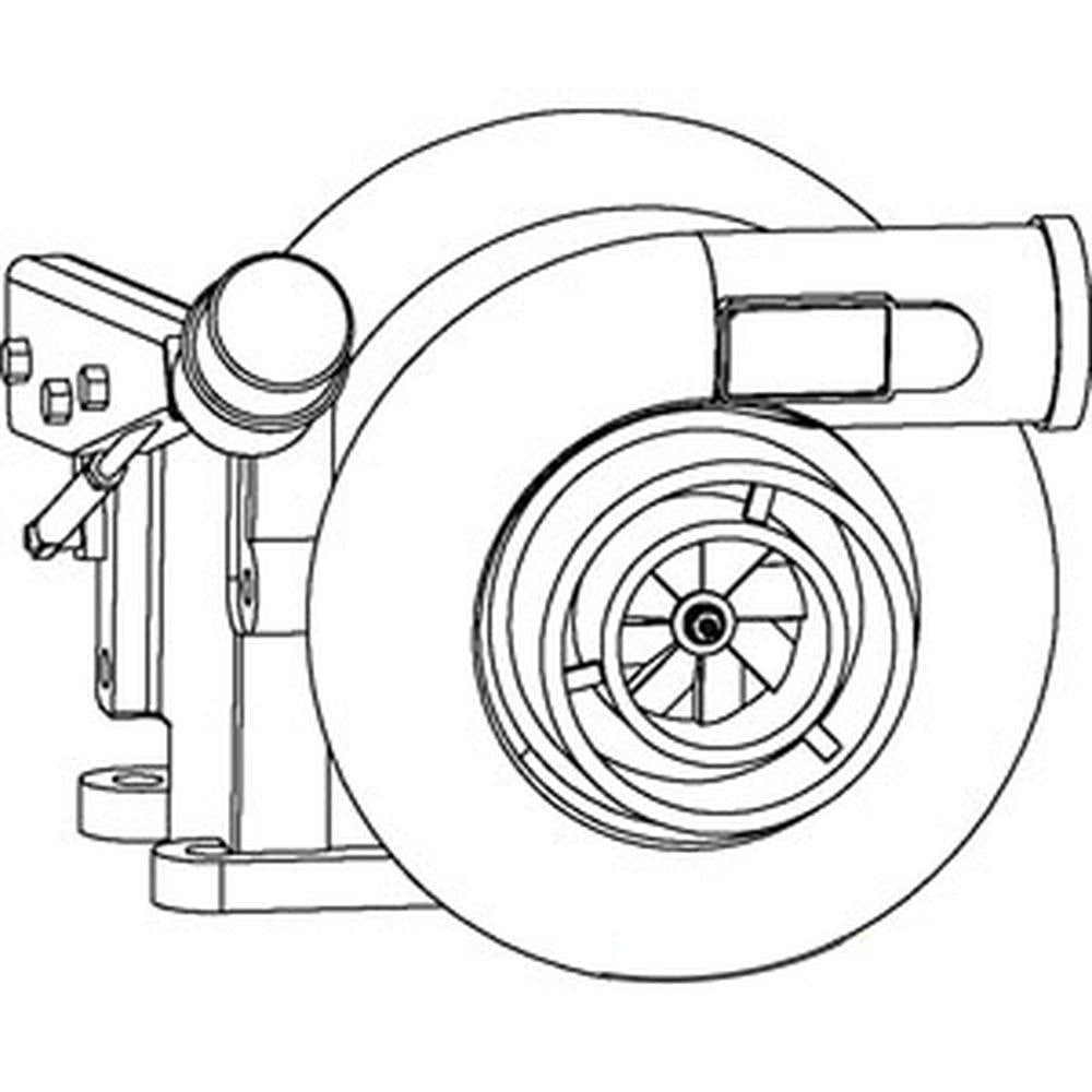 WN-J802859-PEX Turbo Charger Fits International/CaseIH 7240 8940