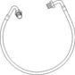 Oil Supply Hose J918562 Fits Case 721 721B 721C 821 821B 821C 850E 850G 855E