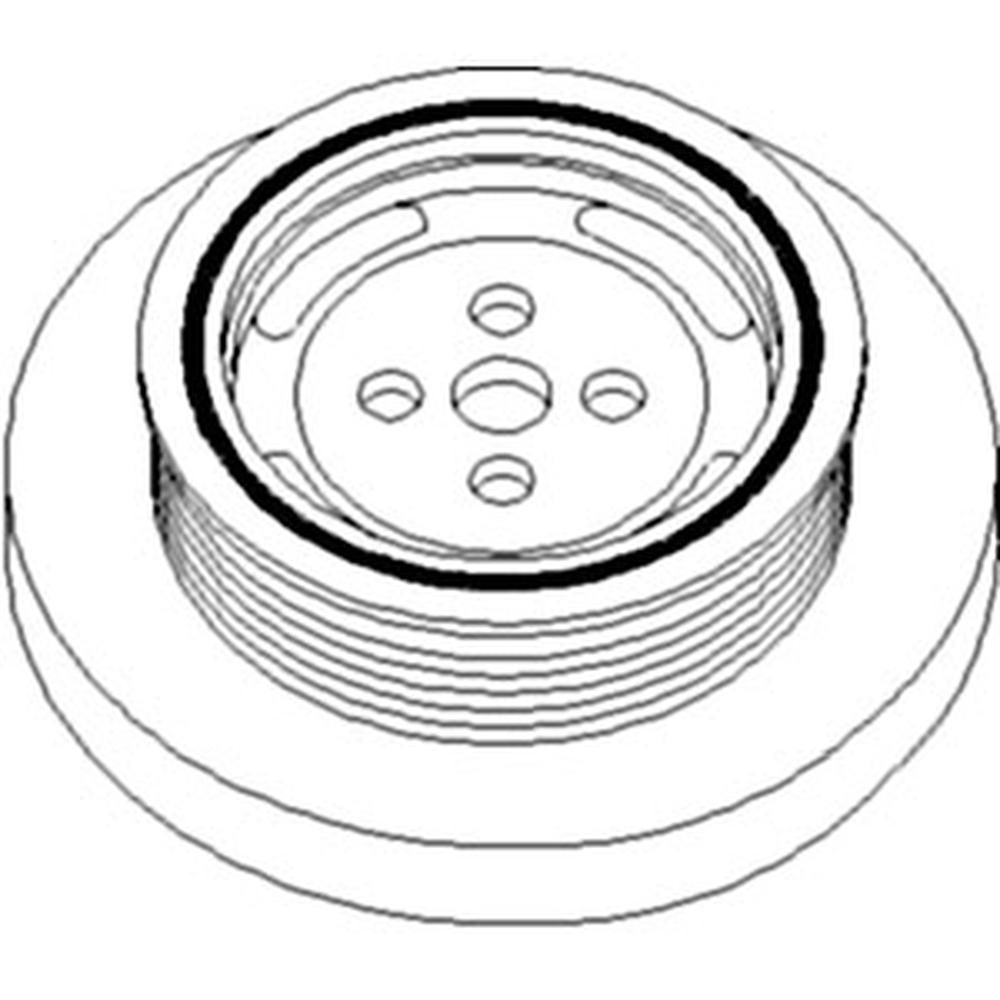 Damper Pulley Fits 1150E 1155E 1550 1666 1688 2055 2155 2166 2188 2366 2388 2555