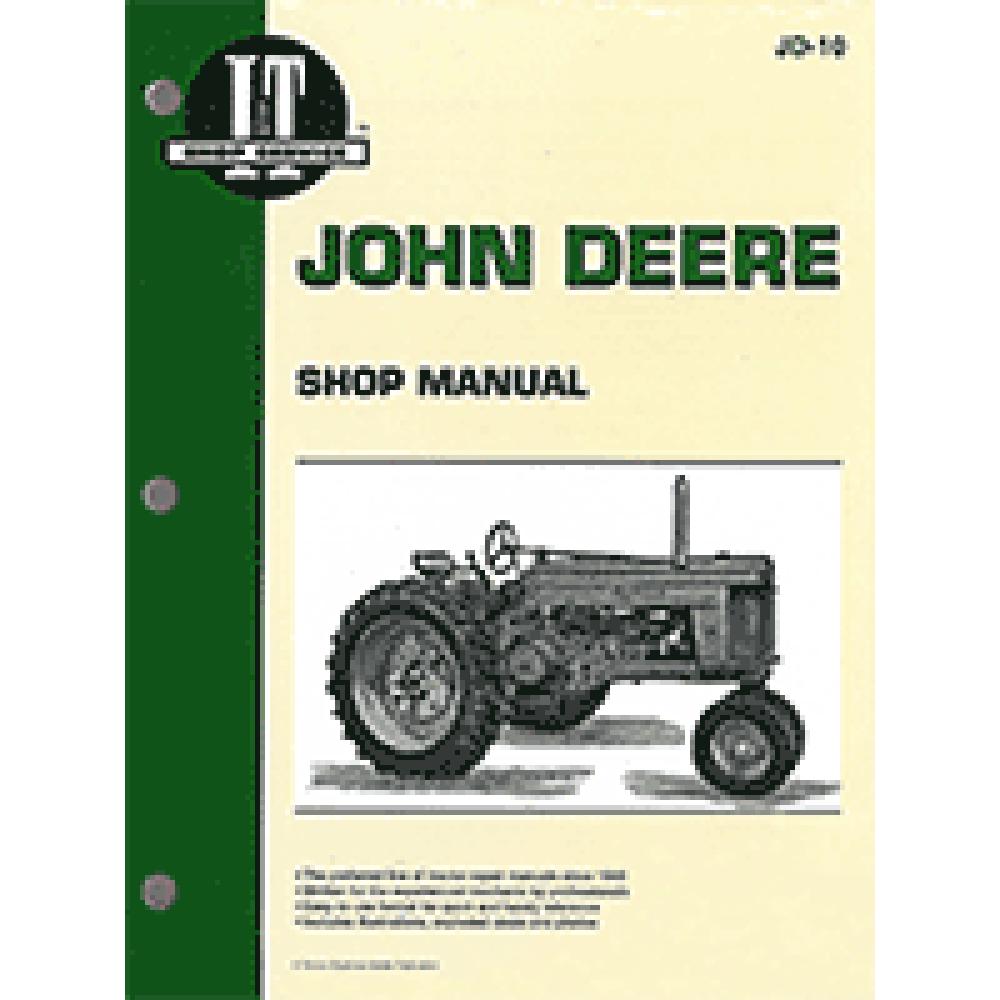 Fits JD10 Shop Manual I&T JD-10 Fits John Deere Tractors 50 60 70