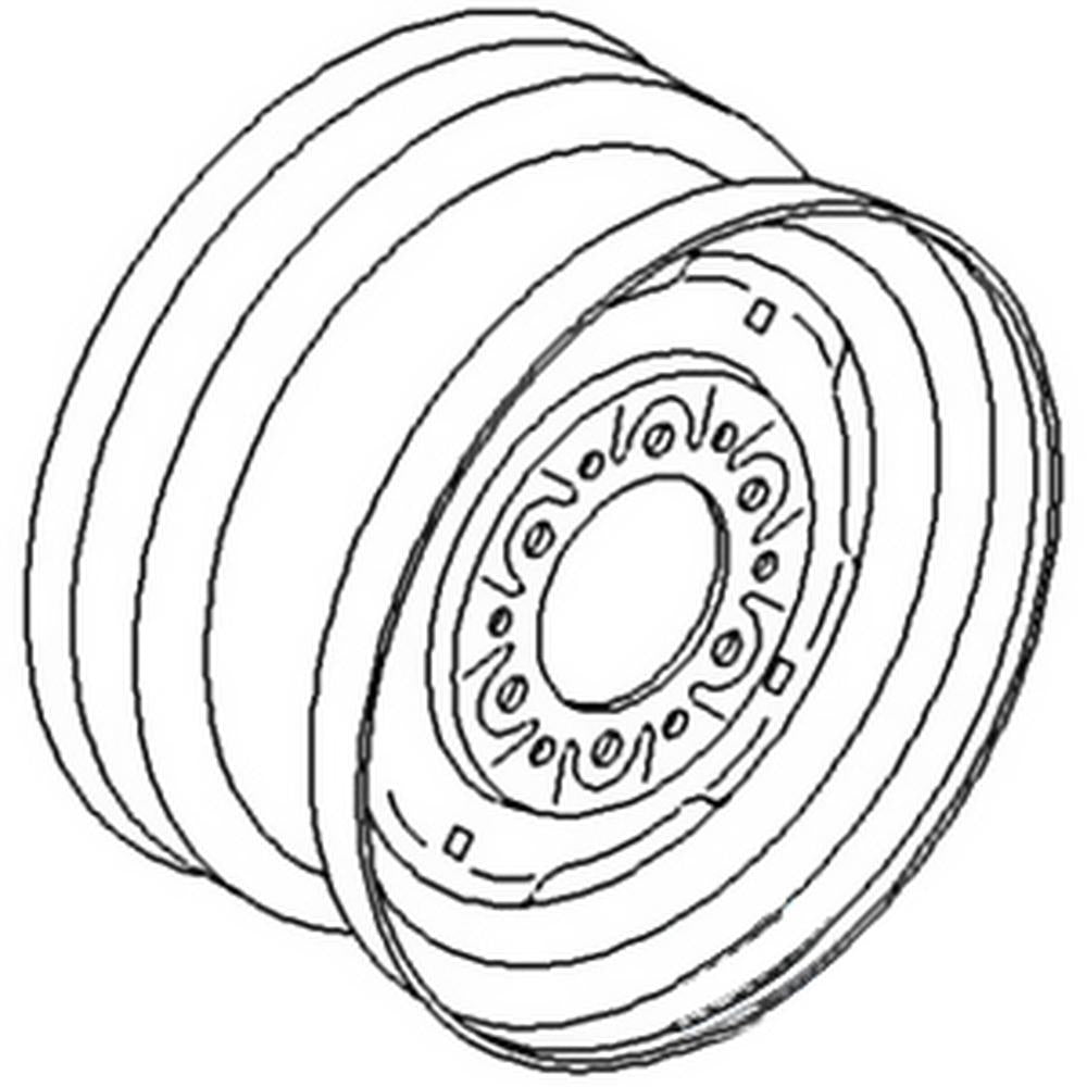 Fits John Deere RIM FRONT 6" X 15" JD1091 4430,4320,4240,4230,4040,40
