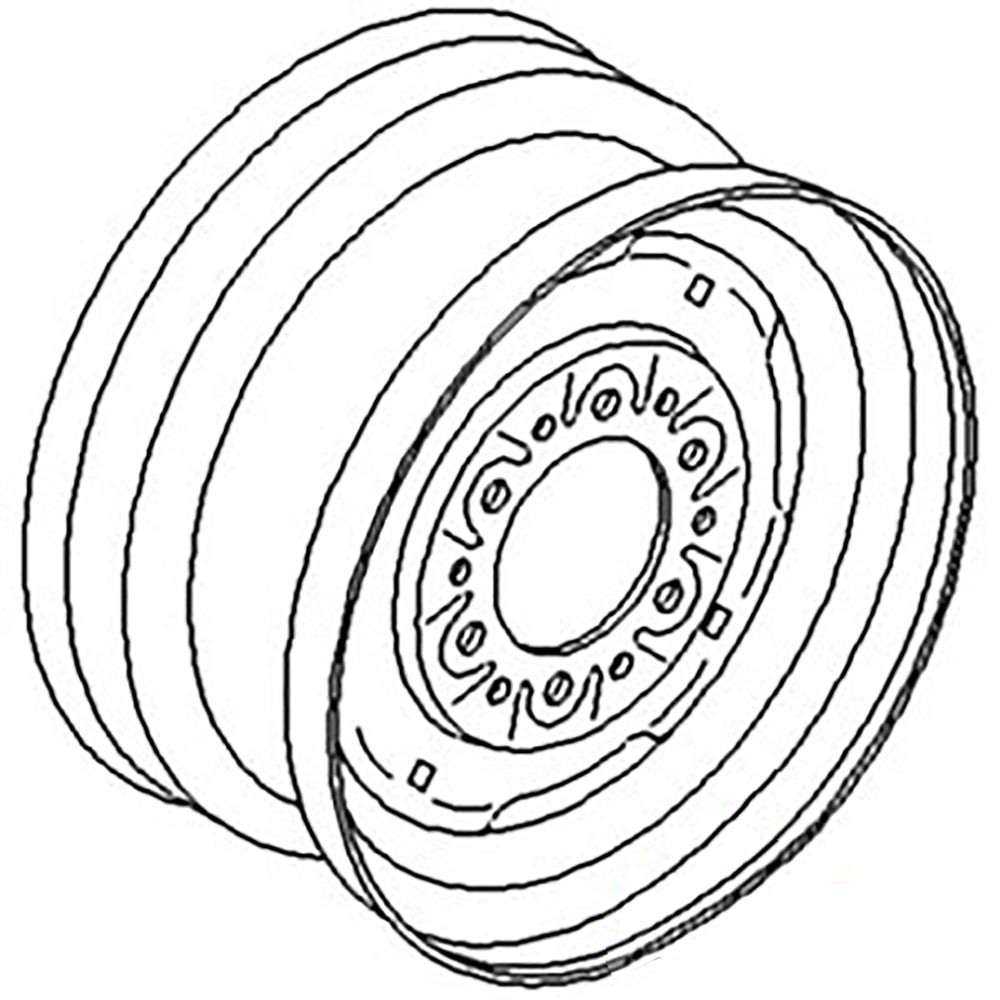 98A1566 15" Front Wheel Rim Fits John Deere 4600 4700 300 301 401 1010 1020