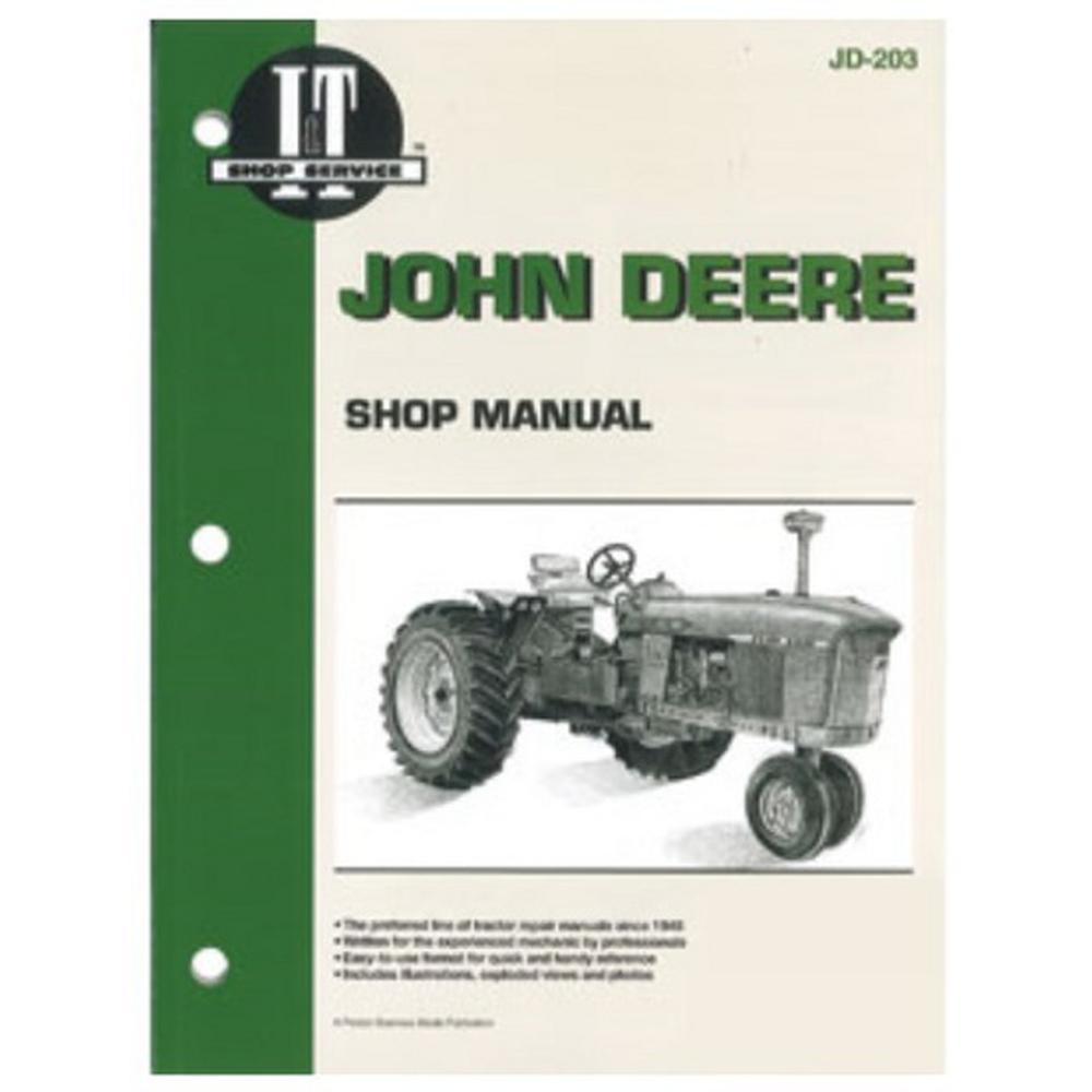 Shop Manual Fits John Deere Replaces 595-JD203