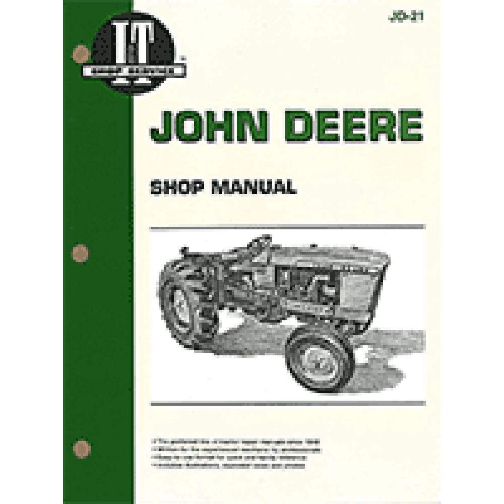 I&T Shop Sevice Manual Fits JD21 Fits John Deere Fits JD 1010 2010 Tractor Serie