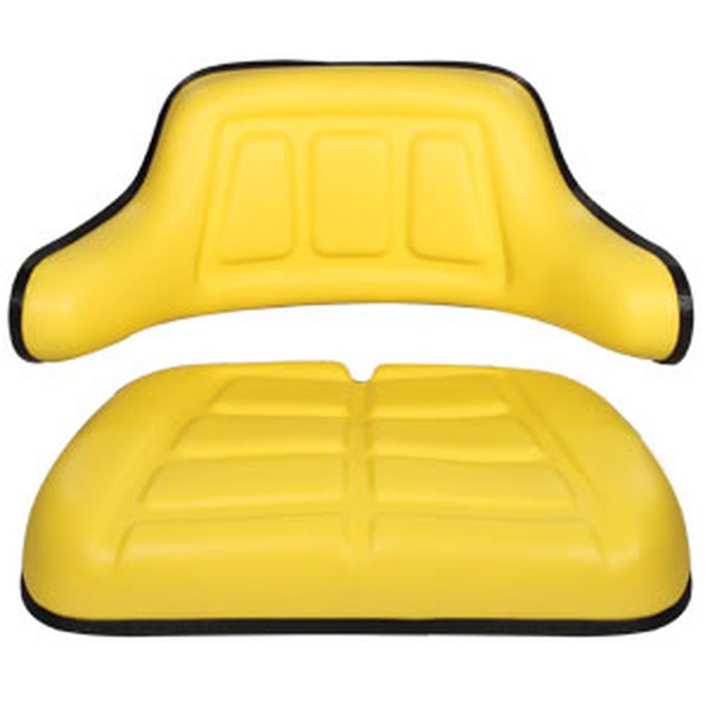 A-JD7000-SET 2-Pc Rail Style Seat & Wrap Around Backrest Set - Fits John Deere