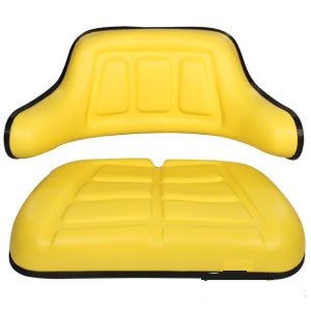 A-JD7000-SET 2-Pc Rail Style Seat & Wrap Around Backrest Set - Fits John Deere