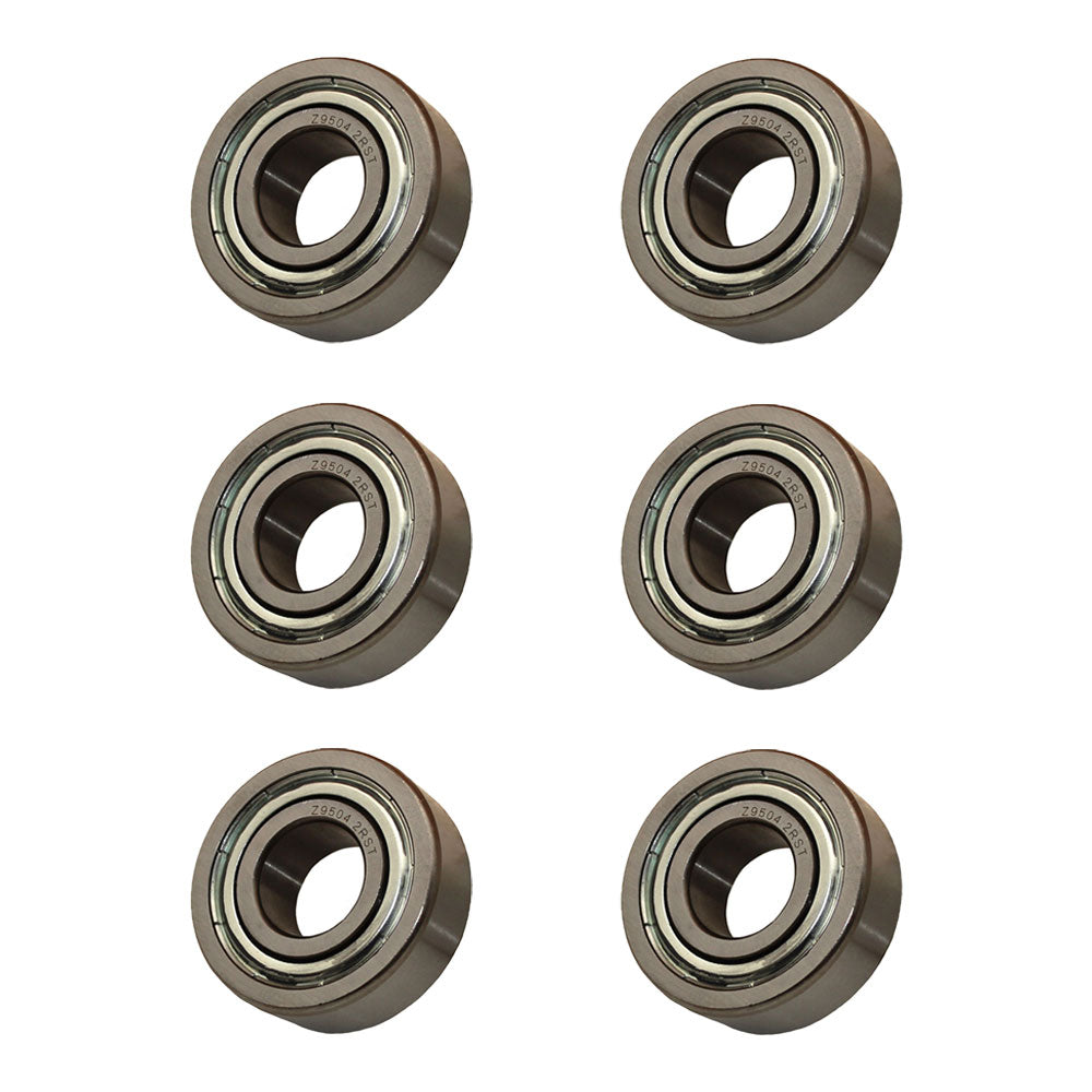 (6) Fits John Deere Spindle Bearings 300,318,317,316,314,300,216,214 HI-TEMP UPG