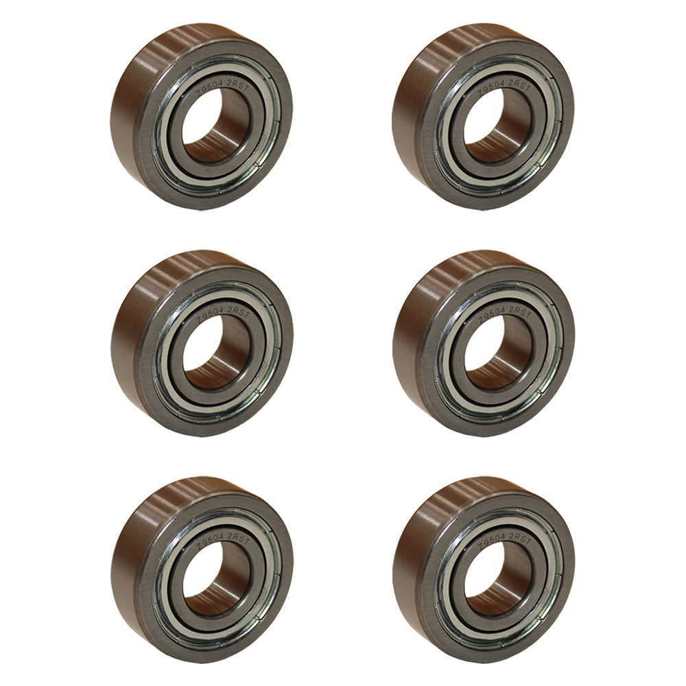 Qty 6: Ball Bearing Fits Yazoo/Kees Replaces 204-060