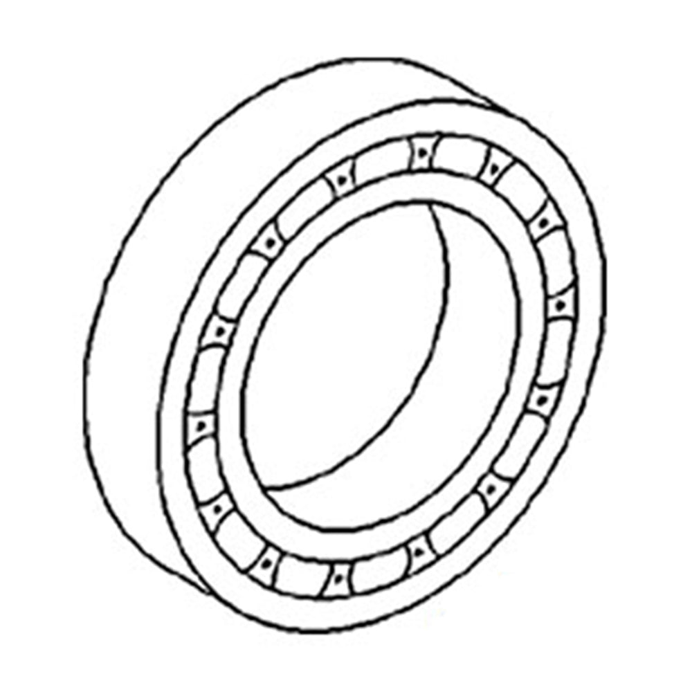 Flat Edge Ball Bearing Fits Edcor Replaces B6213