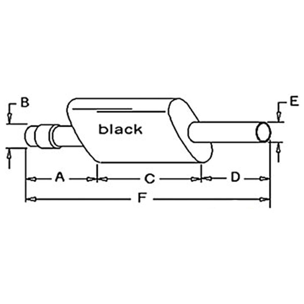 K203563 8752478 K304708 CA-28 Muffler Fits Case-IH Tractor Model 1690