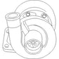 Turbocharger K262795 Fits Case 1394 1494 580G