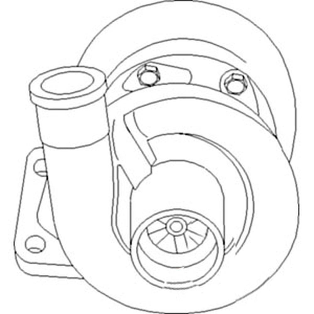 Turbocharger K262795 Fits Case 1394 1494 580G