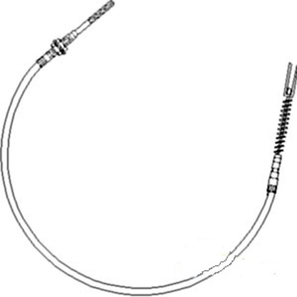 S.7753 Brake Cable - Length: 996mm, Outer cable length: 747mm. Fits David Brown