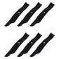 6 Heavy Duty Blades Fits Kubota K5617-34330 K561734330 54" Decks 23ZG